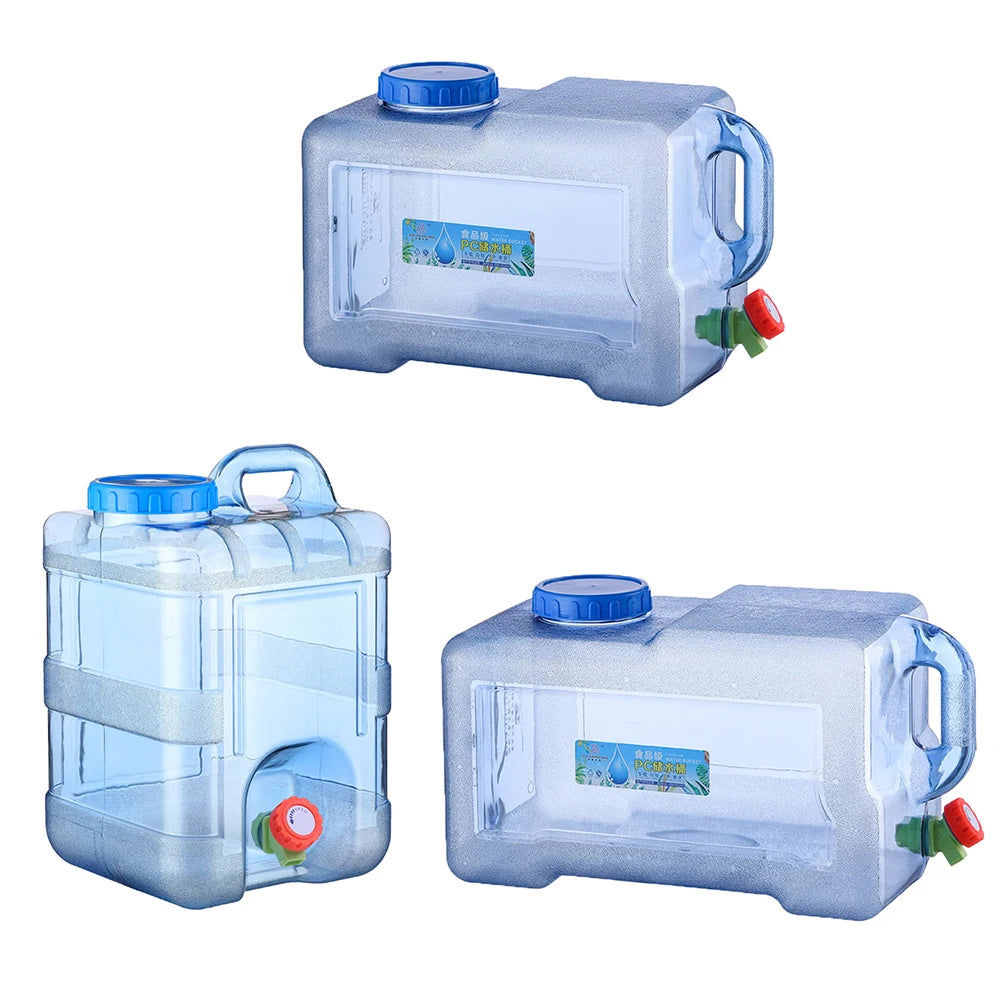 18/20/22L Water Carrier Tank Food Grade Pure Water Canister Large-Capacity with Faucet