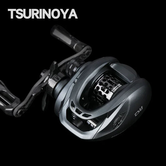 TSURINOYA 135g Bait Finesse Low Profile Baitcast Reel Dark Wolf 50S 4kg Ligh Game