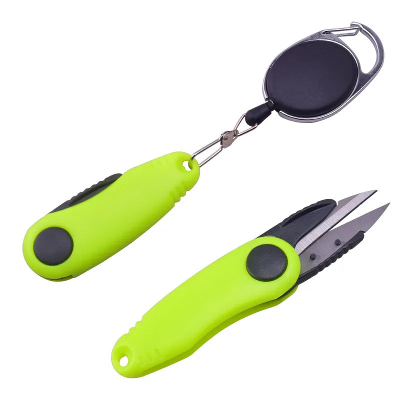 Fishing Quick Knot Tool Kit Shrimp-Shaped Stainless Steel Fish  Scissors Accessories