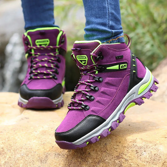 2023 Women Waterproof Winter Hiking Shoes  Non-slip Sneakers Shoes For Adult Work Shoes