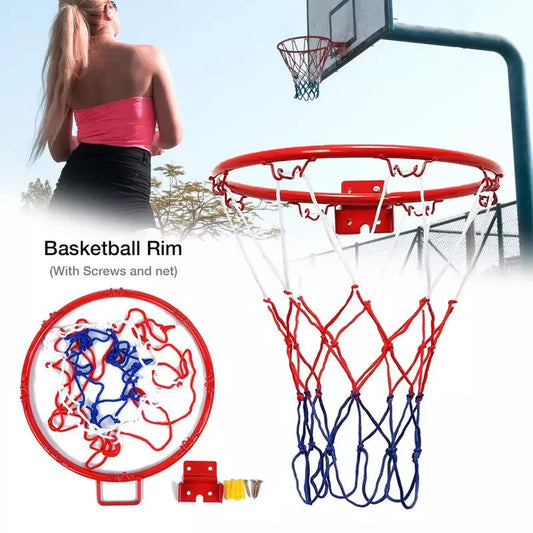 32cm Hanging Basketball Wall Mounted Goal Hoop Rim