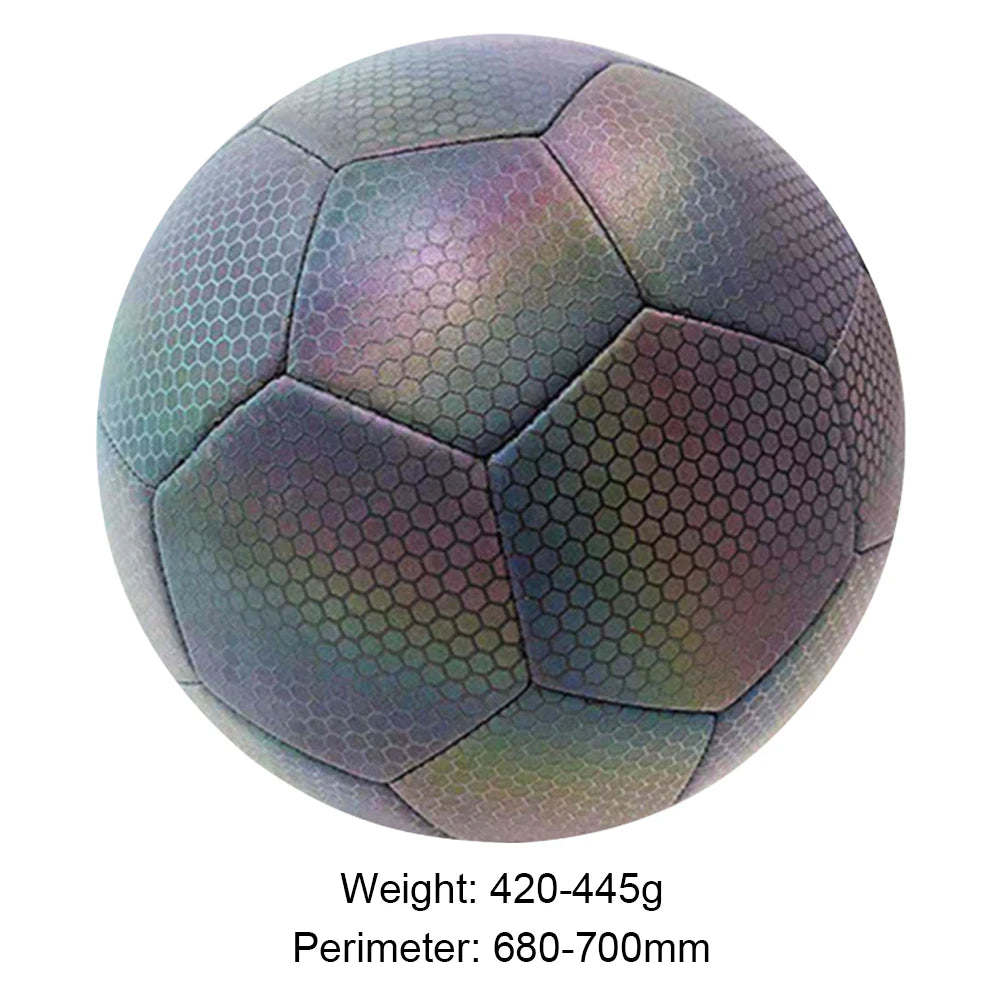 2023 New Style Luminous Soccer Ball Reflective Night Glow Football Size 4 5 PU Slip-resistant Balls Adult Child Training futbol