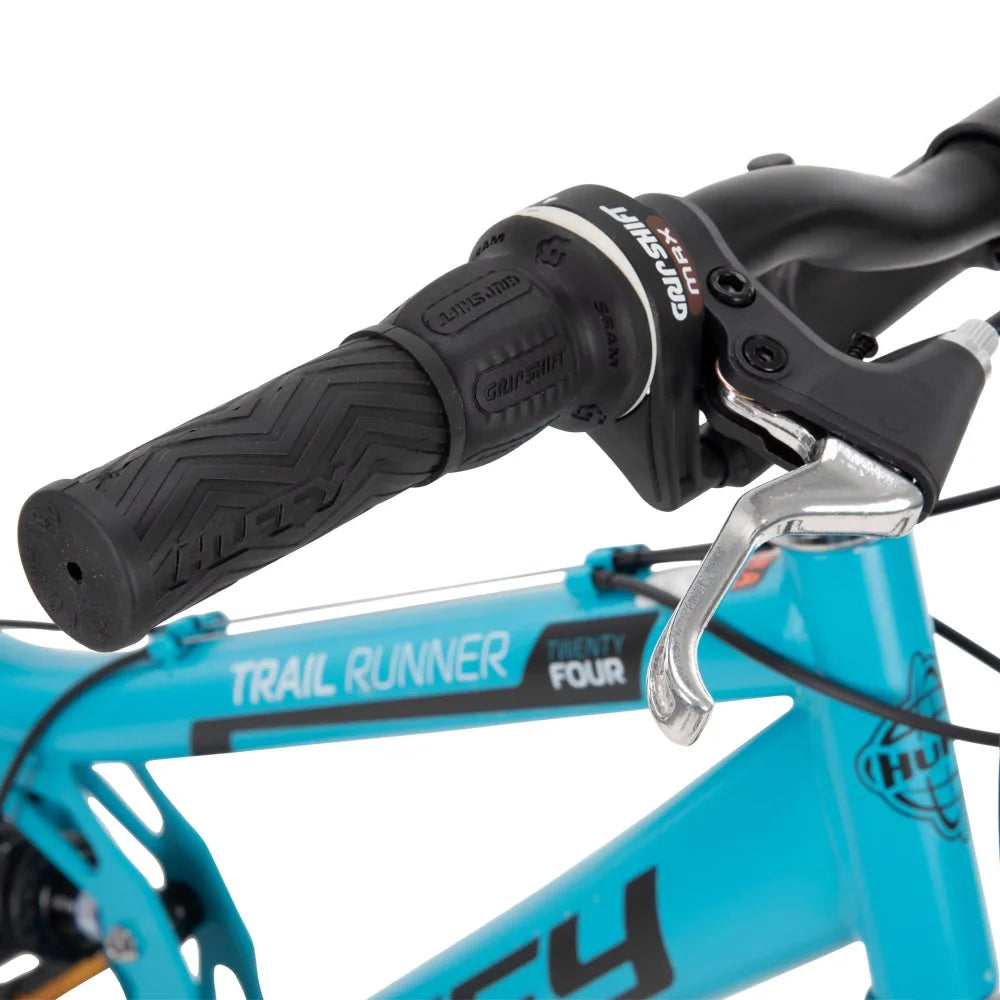 Teal Blue Mountain Bike 24" Girls Full Suspension  Freight Free Road Cycling Sports Entertainment